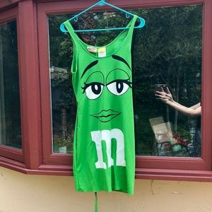 *BOGO Free* Green M&M Dress EUC